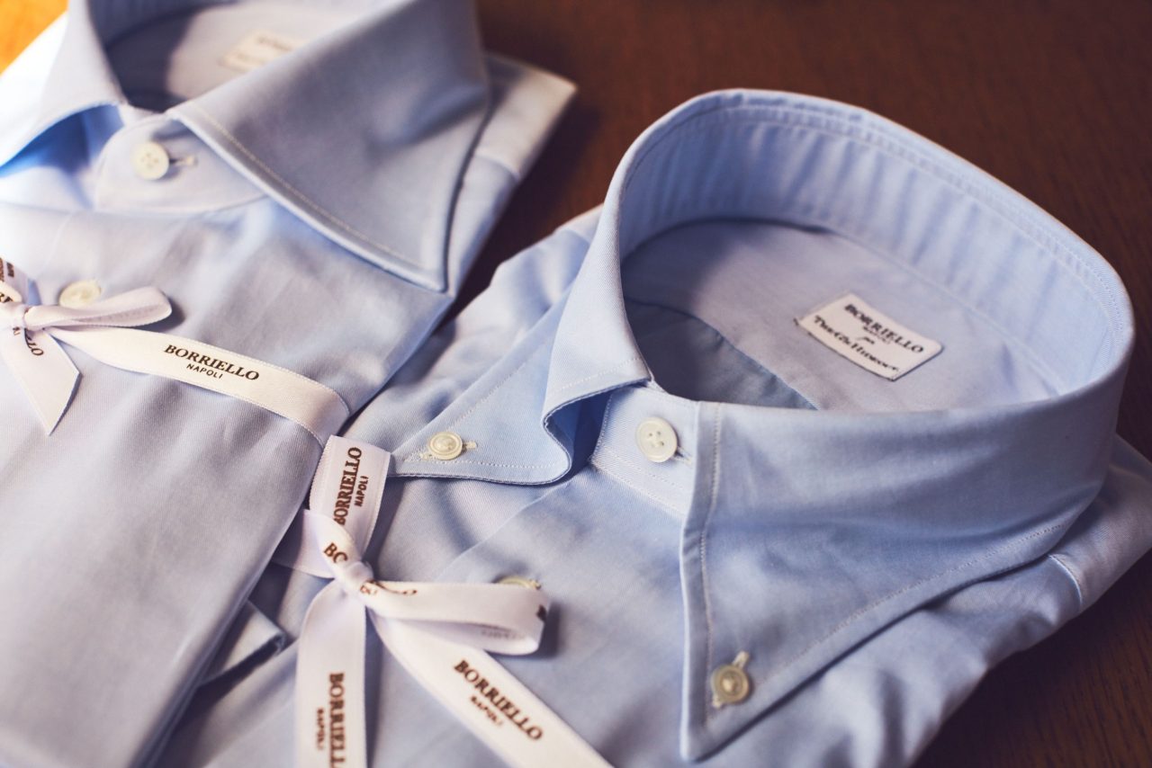 イタリアブランドBORRIELLO(ボリエッロ）のシャツのハンドメイドシャツをTHE G'S HIDEOUT.（ザ・ジーズ・ハイドアウト）でシャツのオーダーをする事が出来ます。